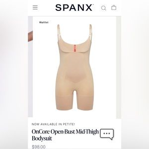 NWT Spanx Bodysuit